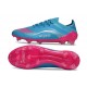 Adidas Bota F50 Elite FG Flash Agua Rosa Lúcido Lucid Cyan