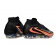 Bota De Fútbol Nike Phantom 6 High Elite Fg Negro Naranja