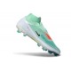 Bota De Fútbol Nike Phantom 6 High Elite Fg Pistacho Escarcha Rojo