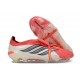 Bota adidas Predator 26 Elite Tongue FG Rojo Lúcido Negro Ftwr Blanco