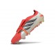 Bota adidas Predator 26 Elite Tongue FG Rojo Lúcido Negro Ftwr Blanco