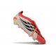 Bota adidas Predator 26 Elite Tongue FG Rojo Lúcido Negro Ftwr Blanco