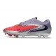 Bota de Futbol Nike Phantom 6 Low Elite FG Rojo Negro Lila