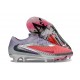 Bota de Futbol Nike Phantom 6 Low Elite FG Rojo Negro Lila