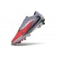 Bota de Futbol Nike Phantom 6 Low Elite FG Rojo Negro Lila