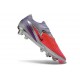 Bota de Futbol Nike Phantom 6 Low Elite FG Rojo Negro Lila