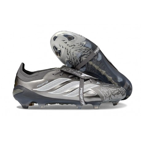 Bota adidas Predator 26 Elite Tongue FG Hierro Met. 