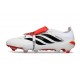 Bota adidas Predator 26 Elite Tongue FG Blanco Rojo Negro
