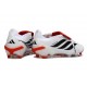 Bota adidas Predator 26 Elite Tongue FG Blanco Rojo Negro
