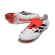 Bota adidas Predator 26 Elite Tongue FG Blanco Rojo Negro