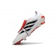 Bota adidas Predator 26 Elite Tongue FG Blanco Rojo Negro
