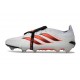 Bota adidas Predator 26 Elite Tongue FG Blanco Rojo