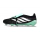 Bota adidas Predator 26 Elite Tongue FG Negro Blanco Verde