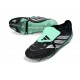 Bota adidas Predator 26 Elite Tongue FG Negro Blanco Verde