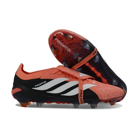 Bota adidas Predator 26 Elite Tongue FG Naranja Negro Blanco