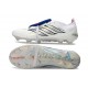 Bota adidas Predator 26 Elite Tongue FG Blanco Plateada Azul