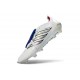 Bota adidas Predator 26 Elite Tongue FG Blanco Plateada Azul
