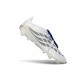 Bota adidas Predator 26 Elite Tongue FG Blanco Plateada Azul