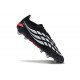 Bota adidas Predator 26 Elite Tongue FG Negro Blanco Rojo