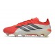Bota adidas Predator 26 Elite Tongue FG Rojo Blanco Negro