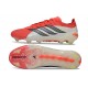 Bota adidas Predator 26 Elite Tongue FG Rojo Blanco Negro