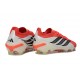 Bota adidas Predator 26 Elite Tongue FG Rojo Blanco Negro