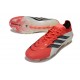 Bota adidas Predator 26 Elite Tongue FG Rojo Blanco Negro