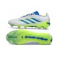 Bota adidas Predator 26 Elite FG Blanco Azul