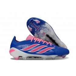 Bota adidas Predator 26 Elite L FG Azul Rosa