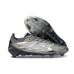 Bota adidas Predator 26 Elite L FG Gris Plateada