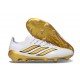 Bota adidas Predator 26 Elite L FG Blanco Dorado
