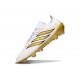 Bota adidas Predator 26 Elite L FG Blanco Dorado