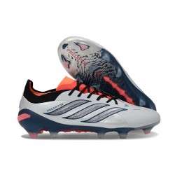 Bota adidas Predator 26 Elite L FG Gris Negro