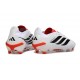 Bota adidas Predator 26 Elite FG Blanco Negro Rojo