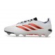 Bota adidas Predator 26 Elite FG Blanco Rojo Negro