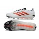 Bota adidas Predator 26 Elite FG Blanco Rojo Negro