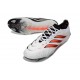 Bota adidas Predator 26 Elite FG Blanco Rojo Negro