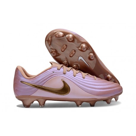 Zapatos de Fútbol Nike Tiempo Maestro Elite FG Bronce Rojo Mtlc Dorado Rosa Mtlc