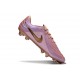 Zapatos de Fútbol Nike Tiempo Maestro Elite FG Bronce Rojo Mtlc Dorado Rosa Mtlc