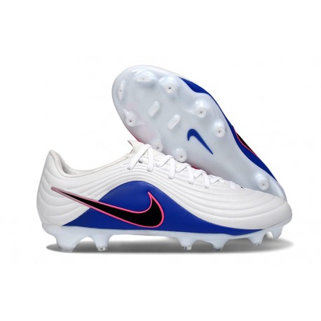 Zapatos de Fútbol Nike Tiempo Maestro Elite FG Blanco Azul Carrera Rosa