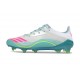 Adidas Bota F50 Elite FG X Messi Ftwr Blanco Rosa Lúcido Flash Agua