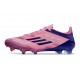 Tacos de Futbol Adidas Bota F50 Elite FG Rosa Negro