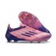 Tacos de Futbol Adidas Bota F50 Elite FG Rosa Negro