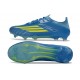 Tacos de Futbol Adidas Bota F50 Elite FG X MESSI Azul Royal Amarillo Solar Semi Azul Burst