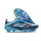 Zapatos de Fútbol Adidas F50+ Laceless FG Negro Azul