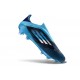 Zapatos de Fútbol Adidas F50+ Laceless FG Negro Azul
