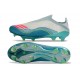 Adidas F50+ Laceless FG X Messi Ftwr Blanco Rosa Lúcido Flash Agua
