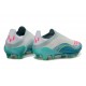 Adidas F50+ Laceless FG X Messi Ftwr Blanco Rosa Lúcido Flash Agua