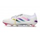 Bota adidas Predator 26 Elite Tongue FG Blanco Rosa