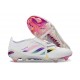 Bota adidas Predator 26 Elite Tongue FG Blanco Rosa